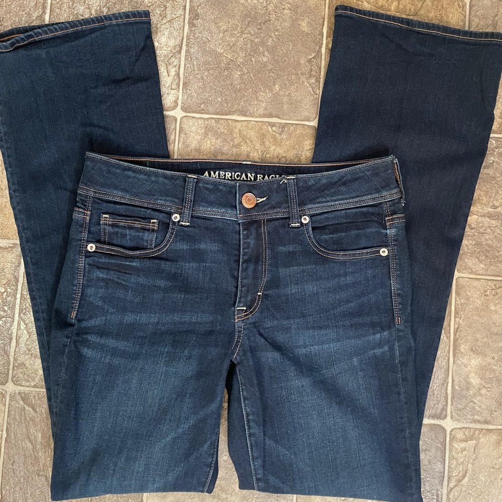 American Eagle Jeans. Kick boot style